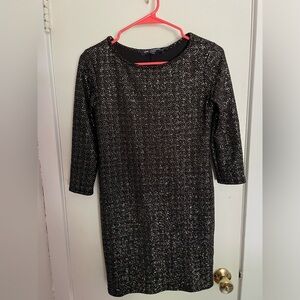 NWT Black sparkle, bodycon mini dress